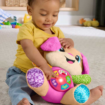 Fisher-Price Lernspaß Smart Stages Plüsch-Hundefreundin Für Babys, Musikalisches Lernspielzeug, Mehrsprachige Version