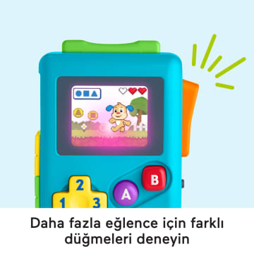 Türkçe Dil Desteğiyle Bebekler Ve Yürüme Çağındaki Çocuklar Için Fisher-Price Eğlen Ve Öğren Köpekçiğin Oyun Macerası Oyun Konsolu Oyuncağı - Image 4 of 5