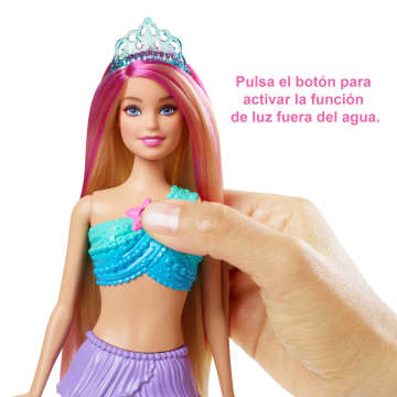 Muñeca Barbie Dreamtopia Twinkle Lights Mermaid Con Función Luminosa, De 3 A 7 Años - Image 5 of 6
