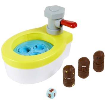 Mattel Games Kacka-Alarm! Voll Verstopft, Kinderspiel, Aktionsspiel