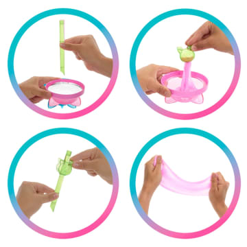 Barbiepop Pop Reveal Milkshake-Reeks Pop En Accessoires, Geurige, Felle Modepop Met Konijn (Stijlen Kunnen Variëren)