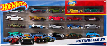 Hot Wheels 20-Car Pack, 20 1:64 Scale Toy Vehicles For Kids 3 Years & Older - Imagen 7 de 12