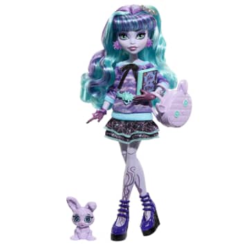 Monster High Pop En Accessoires Voor Slaapfeestje, Twyla, Griezelfeestje