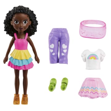 Polly Pocket Κούκλες Και Αξεσουάρ, Κούκλα Polly 7,6 Εκ. Με 5 Αξεσουάρ