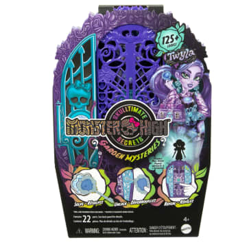 Monster High Skulltimate Secrets Garden Mysteries Σετ Παιχνιδιού Κούκλα Τουίλα Με 19+ Εκπλήξεις