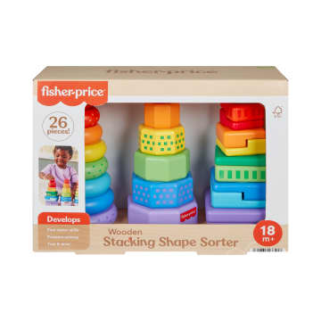 Fisher-Price Farben- und Formen Stapelspiel aus Holz