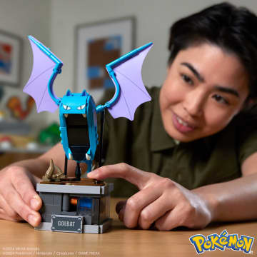 Kit Giocattolo Da Costruzione MEGA Pokémon Golbat Mini Motion (313 Pezzi) Per Collezionisti