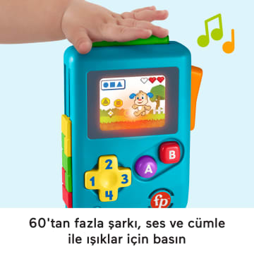 Türkçe Dil Desteğiyle Bebekler Ve Yürüme Çağındaki Çocuklar Için Fisher-Price Eğlen Ve Öğren Köpekçiğin Oyun Macerası Oyun Konsolu Oyuncağı - Image 2 of 5