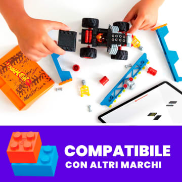 MEGA Hot Wheels Bone Shaker Salti Estremi Set Da Costruzione Monster Truck (151 Pezzi)