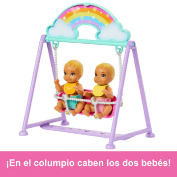 Barbie Skipper Canguro Con Conjunto De Juego De Gemelos Y Accesorios