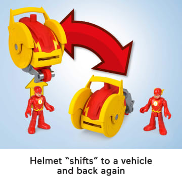 Fisher-Price Imaginext DC Super Friends Head Shifters The Flash & Speed Force Cycle - Image 3 of 6