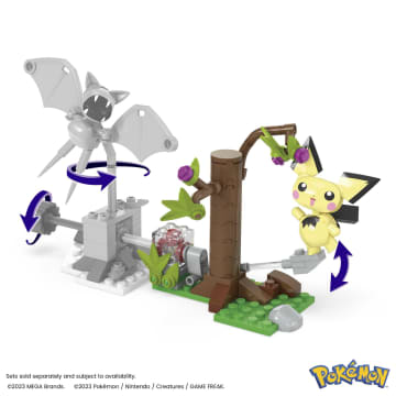 Mega-Pokémon-La Cueillette De Pichu, 1 Figurine (84 Pcs) - Image 2 of 6