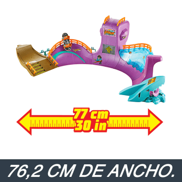 Conjunto De Juego Octopark De Hot Wheels Skate Con Tabla Fingerboard Exclusiva Y Zapatillas Para Montar En Monopatín