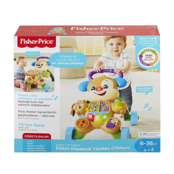 Fisher-Price® Eğlen & Öğren Yaşa Göre Gelişim Eğitici Köpekçik Yürüteç (Türkçe ve İngilizce)