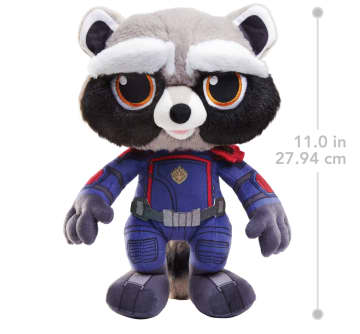 Marvel Guardians of the Galaxy Rocket Plush with Sounds and Facial Expressions