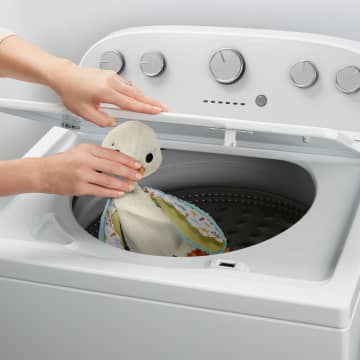 Fisher Price Knuffelgans Zintuiglijk Speelgoed Voor Baby'S, Knuffel Met Geluid Voor Baby'S