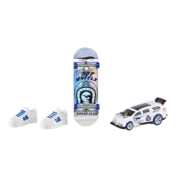 Hot Wheels Skate Set Da Collezione Assortimento Tony Hawk, Con Fingerboard, Scarpine Da Skate E Macchinina (Gli Stili Possono Variare)
