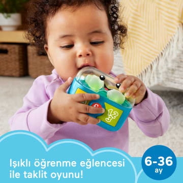 Fisher-Price Eğlen Ve Öğren Eğlenceli Kulaklıklar, Birden Fazla Dil Desteği Bulunan Müzikli, Eğitici Oyuncak