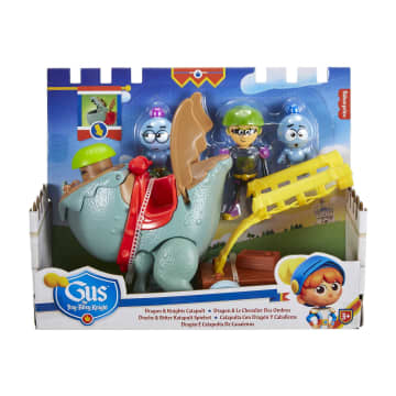 Fisher-Price Gus the Itsy Bitsy Knight Dragon & Knights Catapult