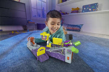 Fisher-Price Dc Batwheels Speelset Met Autoschans En Lanceerder, Legioen Van Zoom Lanceerhoofdkwartier