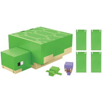 Minecraft Transforming Turtle Hideout Playset