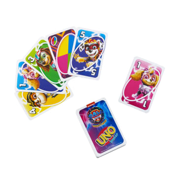Uno Junior Paw Patrol: The Mighty Movie“ Kartenspiel Für Kinder Für Familienabende, Mit 3 Schwierigkeitsstufen - Bild 3 von 6