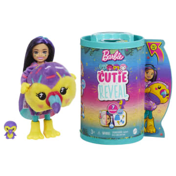 Barbie Cutie Reveal Ζωάκια Ζούγκλας Κούκλα