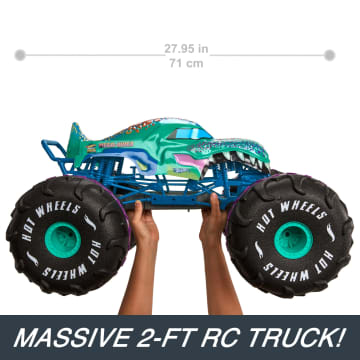 HOT WHEELS Monster Trucks XL 1:6 Scale MEGA-WREX RC Vehicle