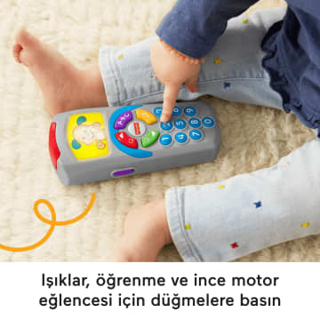 Türkçe Dil Desteğiyle Bebekler Ve Yürüme Çağındaki Çocuklar Için Işıklar Ve Şarkılar Içeren, Eğitici Fisher-Price Eğlen Ve Öğren Köpekçiğin Uzaktan Kumandası