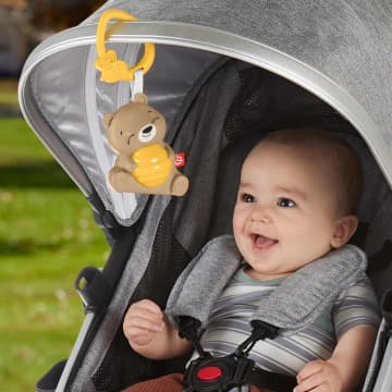 Fisher-Price Αρκουδάκι Με Ήχους Και Φώτα Φορητό Βρεφικό Κουτί Ήχου Με Φωτάκι Νυχτός Και Ρυθμιζόμενο Χρονόμετρο Για Νεογέννητα
