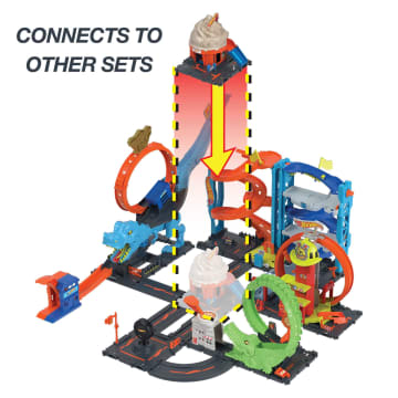Hot Wheels City Track Set with 1 Hot Wheels Car - Image 7 of 8