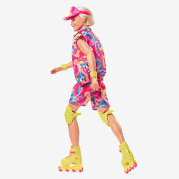 Barbie Le Film Poupée Ken Du Film Poupée Ken De Collection Portant Une Tenue De Patinage Rétro Et Des Rollers