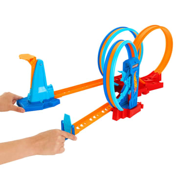 Hot Wheels Ultra Hots Çılgın Çember Yarışı Seti, 3 Spiral Ve 1 Hot Wheels Araba