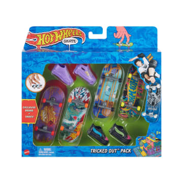 Hot Wheels - Skate - Assortiment Coffret De 4 Finger Skates Et Chaussures Tony Hawk - 3 Ans Et + - Image 5 of 6
