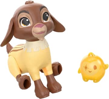 Disney Wish Conjunto Valentino Y Star Con 2 Figuras Y 6 Accesorios, La Figura De La Cabra Encoge Las Patas Traseras