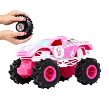 Hot Wheels Radiografisch Bestuurbare Auto'S, Barbie Monstertruck Met Afstandsbediening, Schaal 1:24
