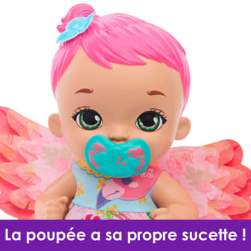 My Garden Baby-Bébé Flamant Rose Boit Et Fait Pipi-Poupée 30 Cm