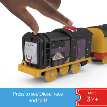 Thomas and Friends Talking Diesel Toy Train, Motorized Engine with Phrases, UK English Version