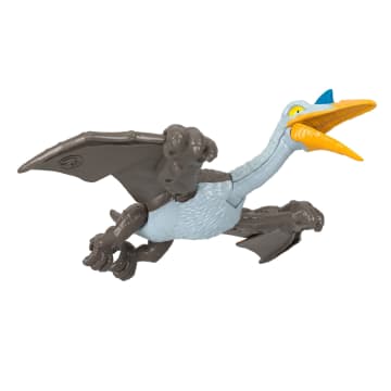 Imaginext - Jurassic World - Coffret Quetzalcoatlus Bat Des Ailes - Petite Voiture - 5 Ans Et +