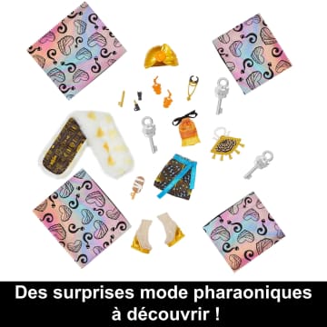 Monster High - Casiers Secrets De Cleo De Nile Look Irisé - Poupée - 4 Ans Et +