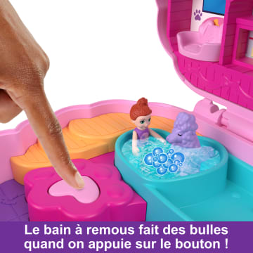 Polly Pocket - Coffret Caniche Au Spa - Mini Figurines - 4 Ans Et + - Imagen 3 de 6