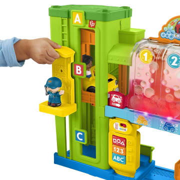 Conjunto De Juego Infantil Taller De Aprendizaje Luminoso De Little People De Fisher-Price Con 5Piezas De Juego, Versión Multilingüe