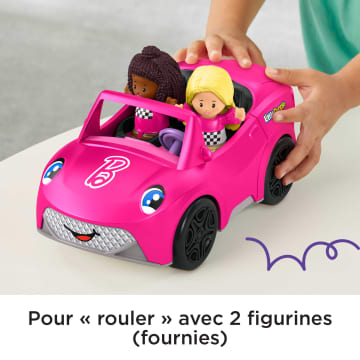 Fisher-Price - Little People - Coffret Cabriolet De Barbie Et Figurines