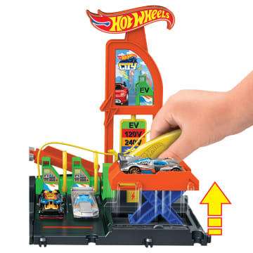 Πίστα Σταθμός Καυσίμων Hot Wheels Με Αυτοκινητάκι Κλίμακας 1:64 - Image 5 of 6