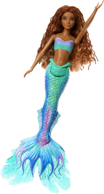 Disney De Kleine Zeemeermin, Ariël, Koning Triton en Ursula modepoppen