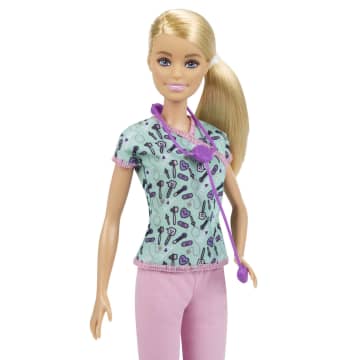 Barbie® Kariyer Bebekleri Serisi, Sarışın Hemşire - Image 3 of 6