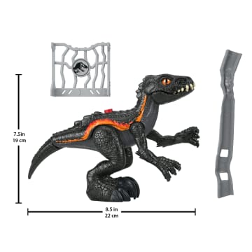 Imaginext Jurassic World Indoraptor Dinosaur Toy With Accessories For Preschool Kids - Image 5 of 6