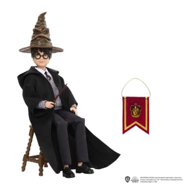 Harry Potter Speelgoed, Harry Potter met de Sorteerhoed, pop met accessoires