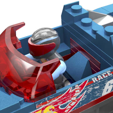 Mega Hot Wheels Smash & Crash Race Ace Monster Truck Παιχνίδι Κατασκευών (85 Κομμάτια) - Image 4 of 6