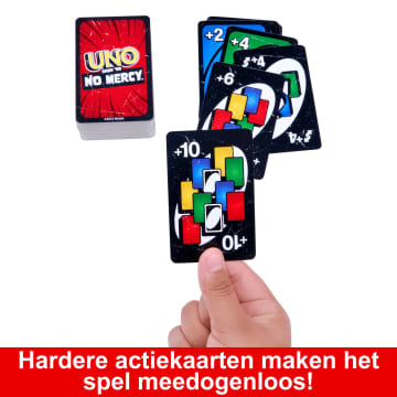 Uno Toon Geen Genade, Kaartspel Voor Kinderen, Volwassenen, Spelletjesavonden, Feestjes En Onderweg